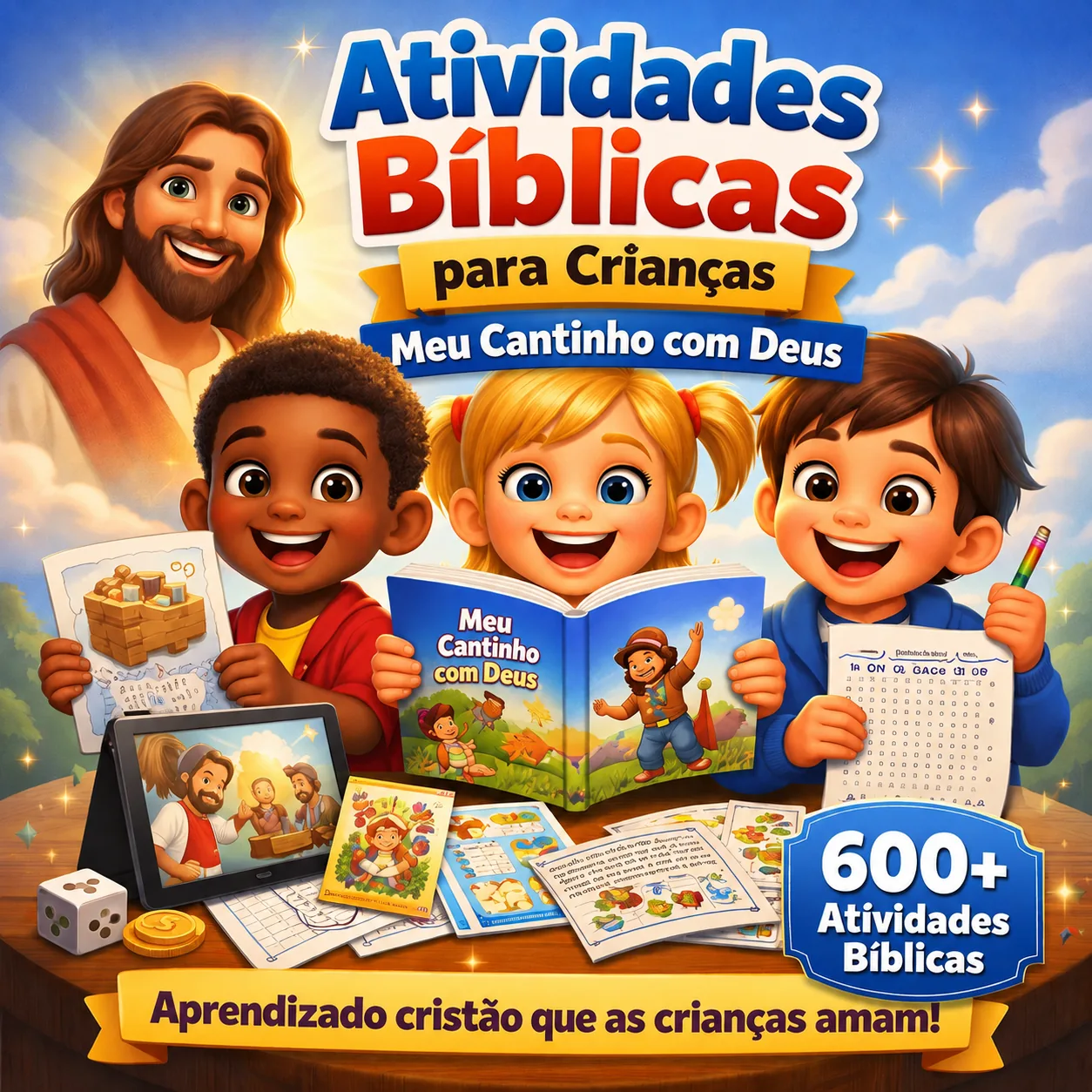 Mais de 600 atividades bíblicas para crianças