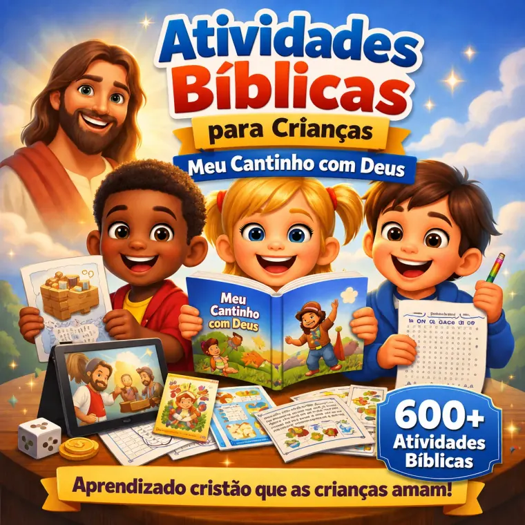 Coleção de atividades bíblicas Meu Cantinho com Deus